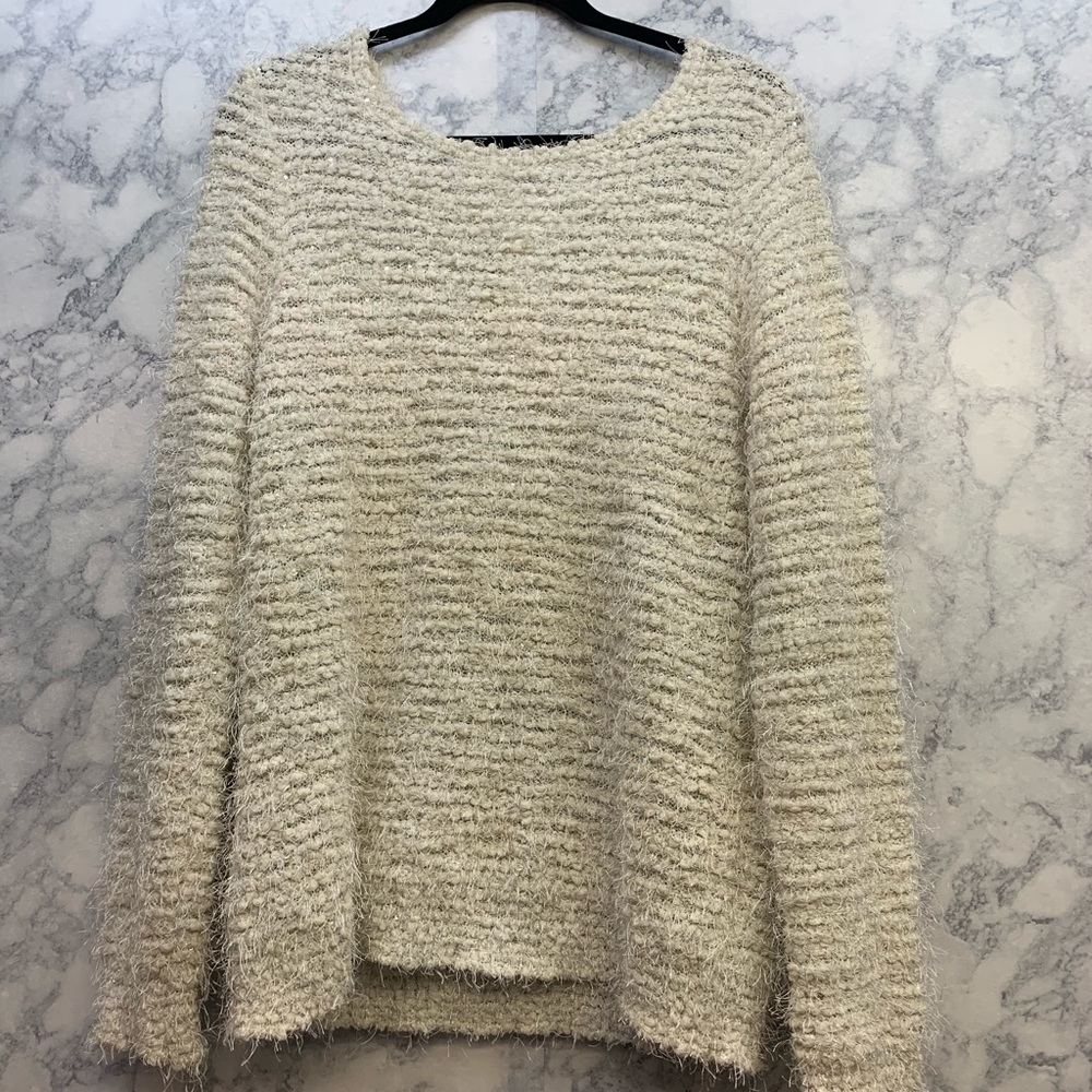 Jennifer Lopez Cream Sweater